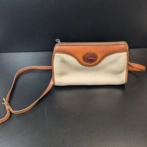 DOONEY & BOURKE All Weather PEBBLE Leather Taupe Shoulder Bag Crossbody Purse